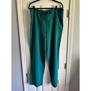 Rafaella Vintage 90s 100% Silk Pants Teal Green Size L